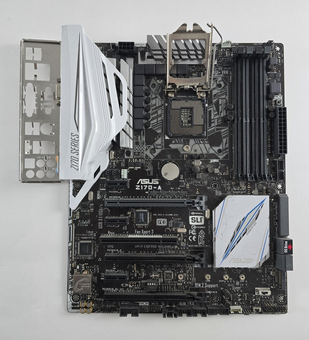 ASUS Z170-A Mainboard LGA1151 ATX DDR4 USB 3.1 HDMI DVI VGA + I/O-Blende #B11