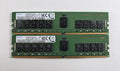32GB Samsung PC4-2666V RE1 2Rx8 DDR4 M393A2K43BB1-CTD7Y SERVER RAM 2x16GB
