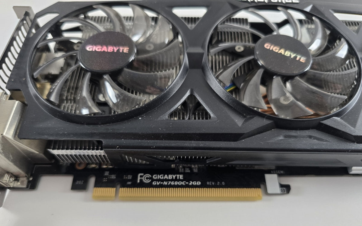Gigabyte GeForce GTX 760 WindForce 2GB GDDR5 Grafikkarte 2x DVI HDMI DP #G31