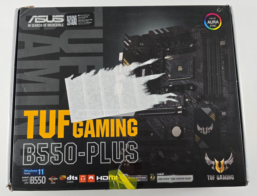 ASUS TUF GAMING B550-PLUS Mainboard Sockel AM4 AMD Ryzen Defekt #MB35