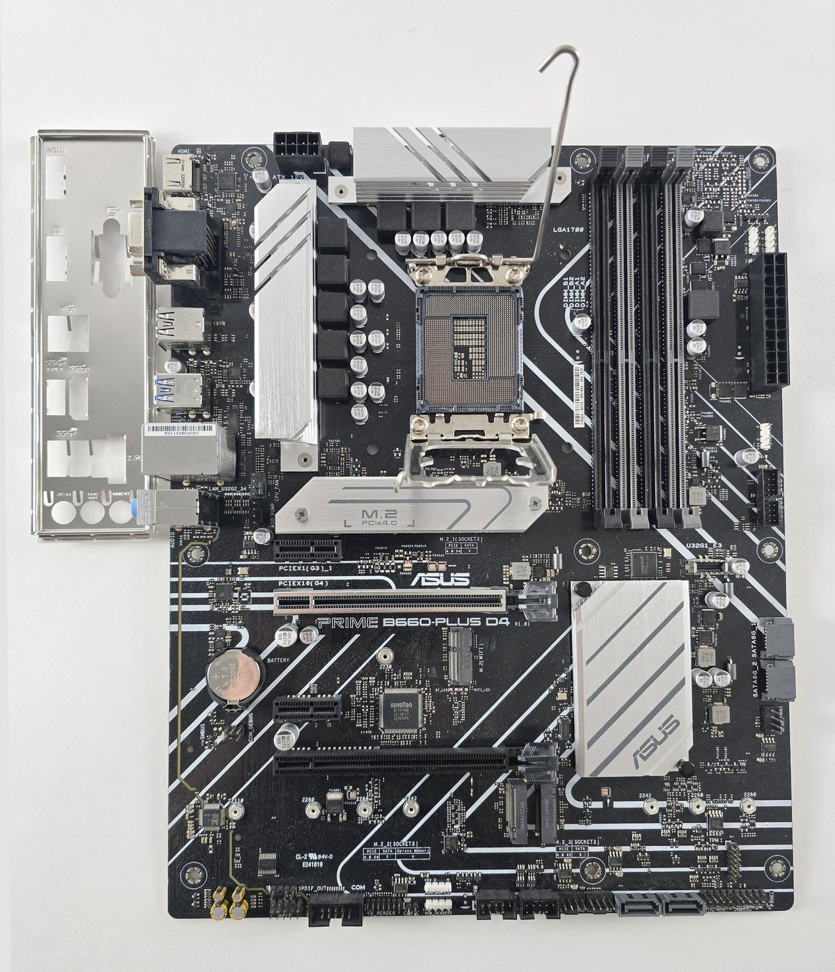ASUS PRIME B660-PLUS D4 Mainboard Intel B660 1700 ATX teildefekt RAM #N4