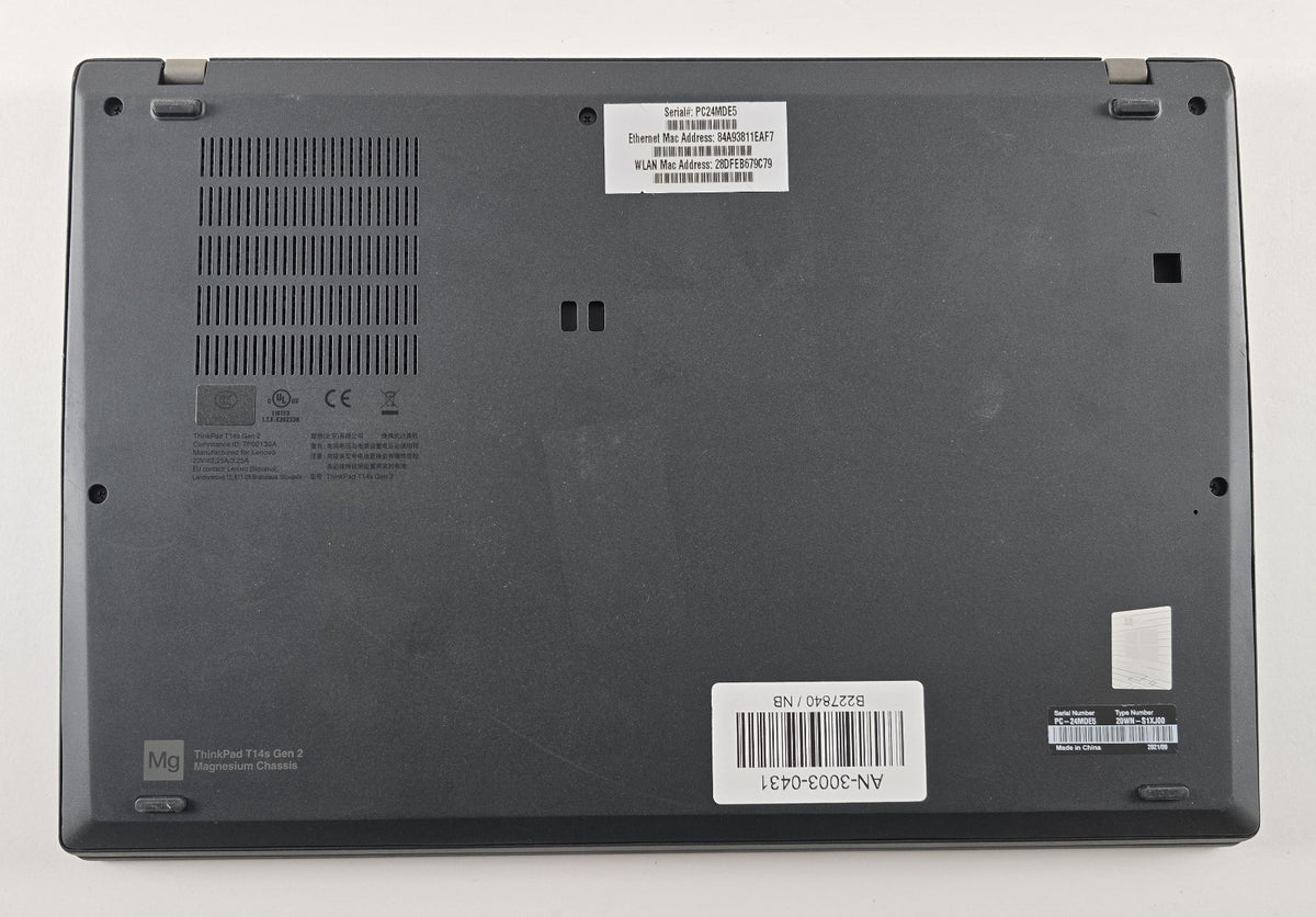 Lenovo ThinkPad T14s Gen 2 i5-1145G7 16GB 512GB SSD 14" FHD Win11 Pro #L176