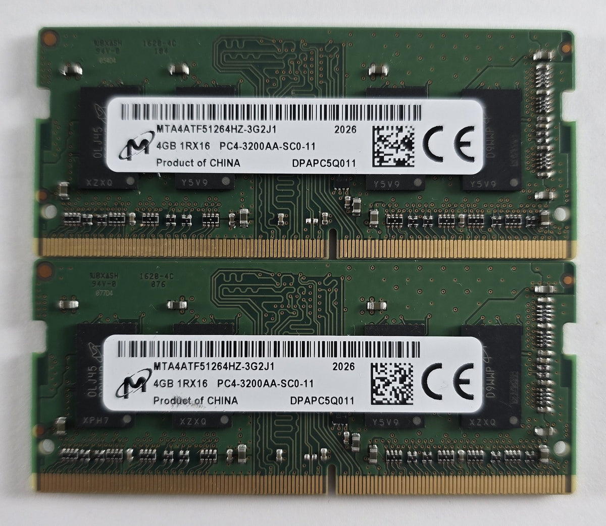 8GB (2x4GB) Micron DDR4-3200 SODIMM PC4-25600 Laptop RAM Arbeitsspeicher #R13