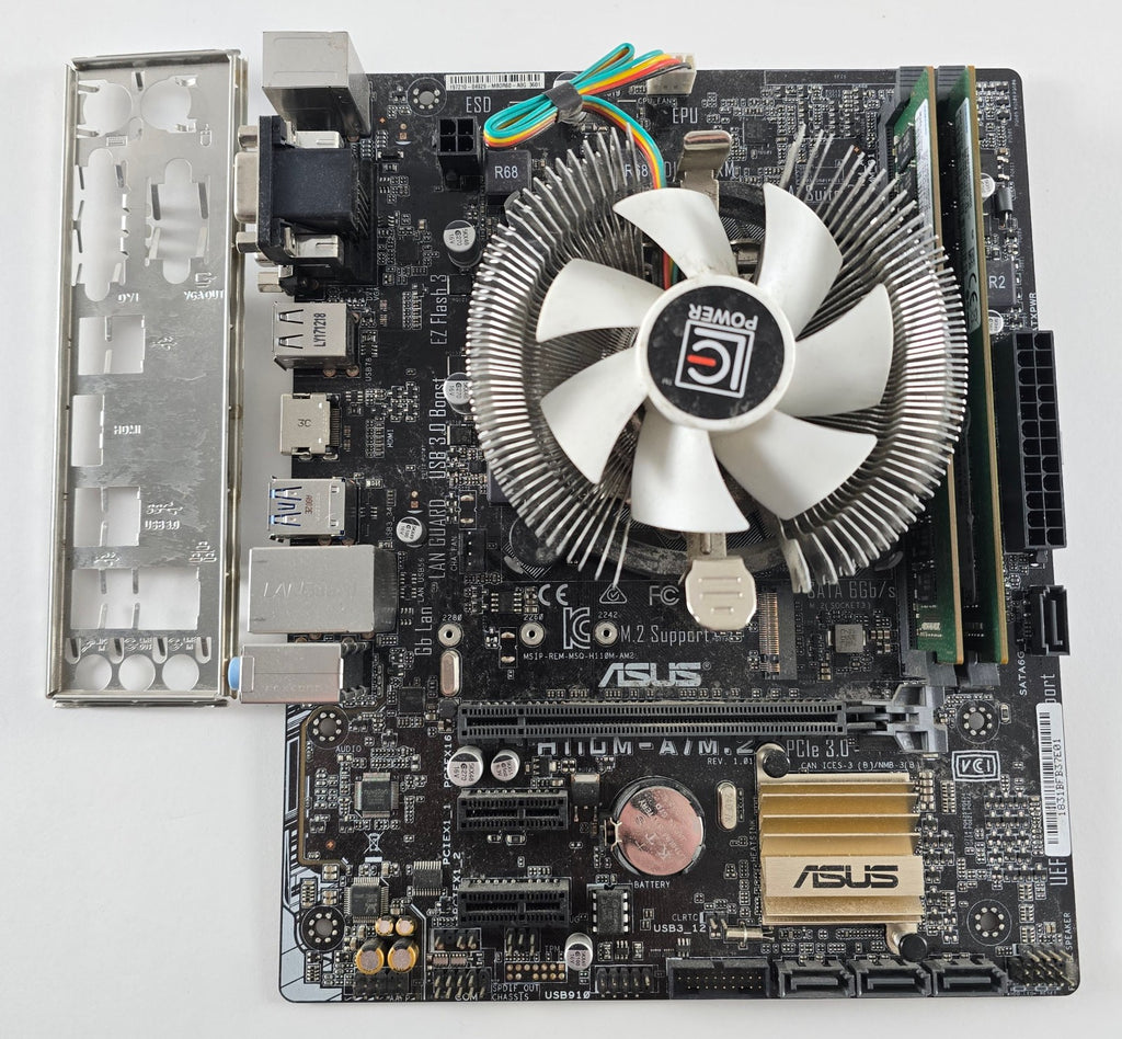 Intel Core i5 7500 + ASUS H110M-A/M.2 + 16GB DDR4 + CPU Kühler #178