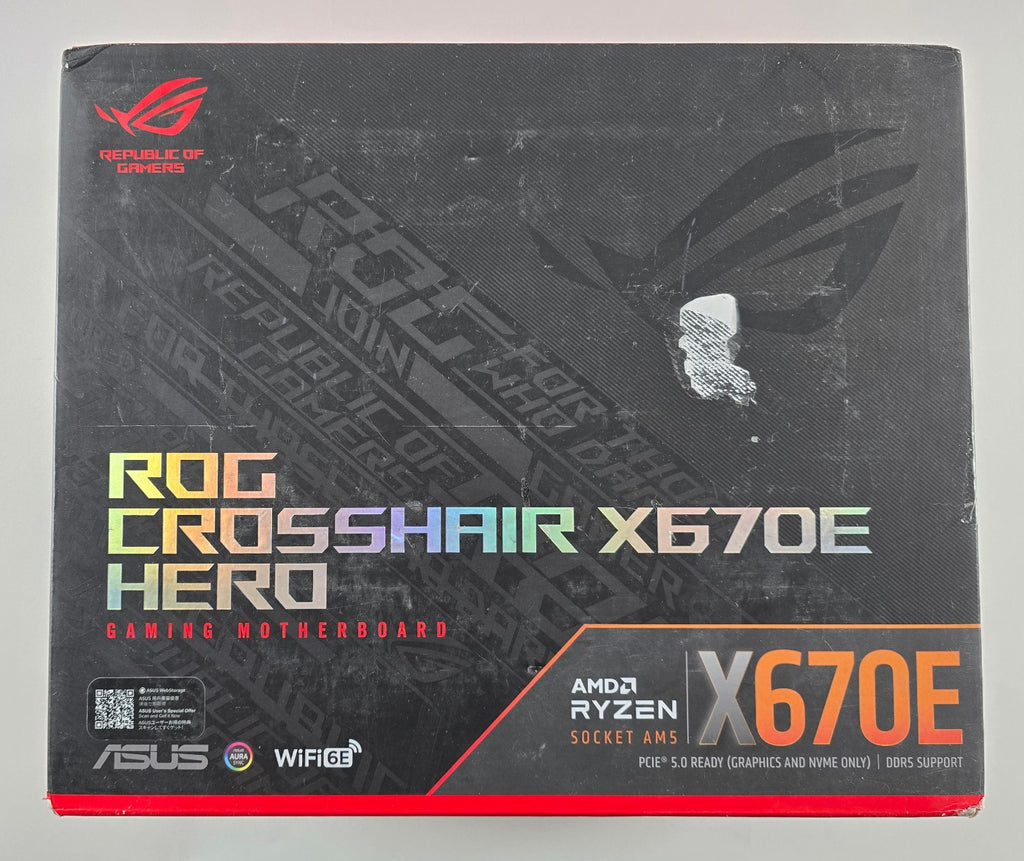 ASUS ROG CROSSHAIR X670E HERO AMD AM5 ATX Gaming Mainboard #MB86