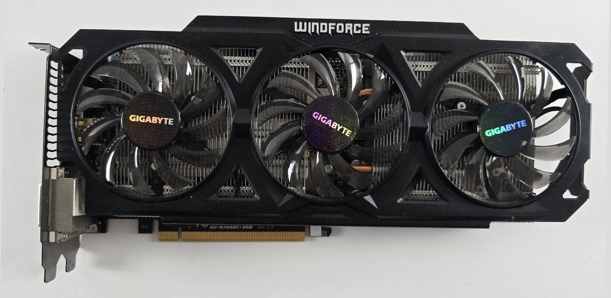 Gigabyte GeForce GTX 760 WindForce 2GB GDDR5 Grafikkarte 2x DVI HDMI DP #G31