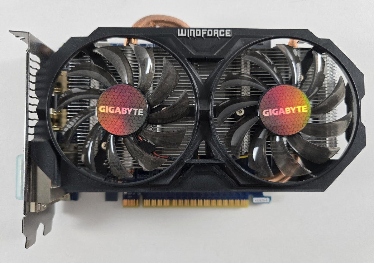 Gigabyte GeForce GTX 750 Ti OC 2GB GDDR5 WINDFORCE PCIe Grafikkarte #G5