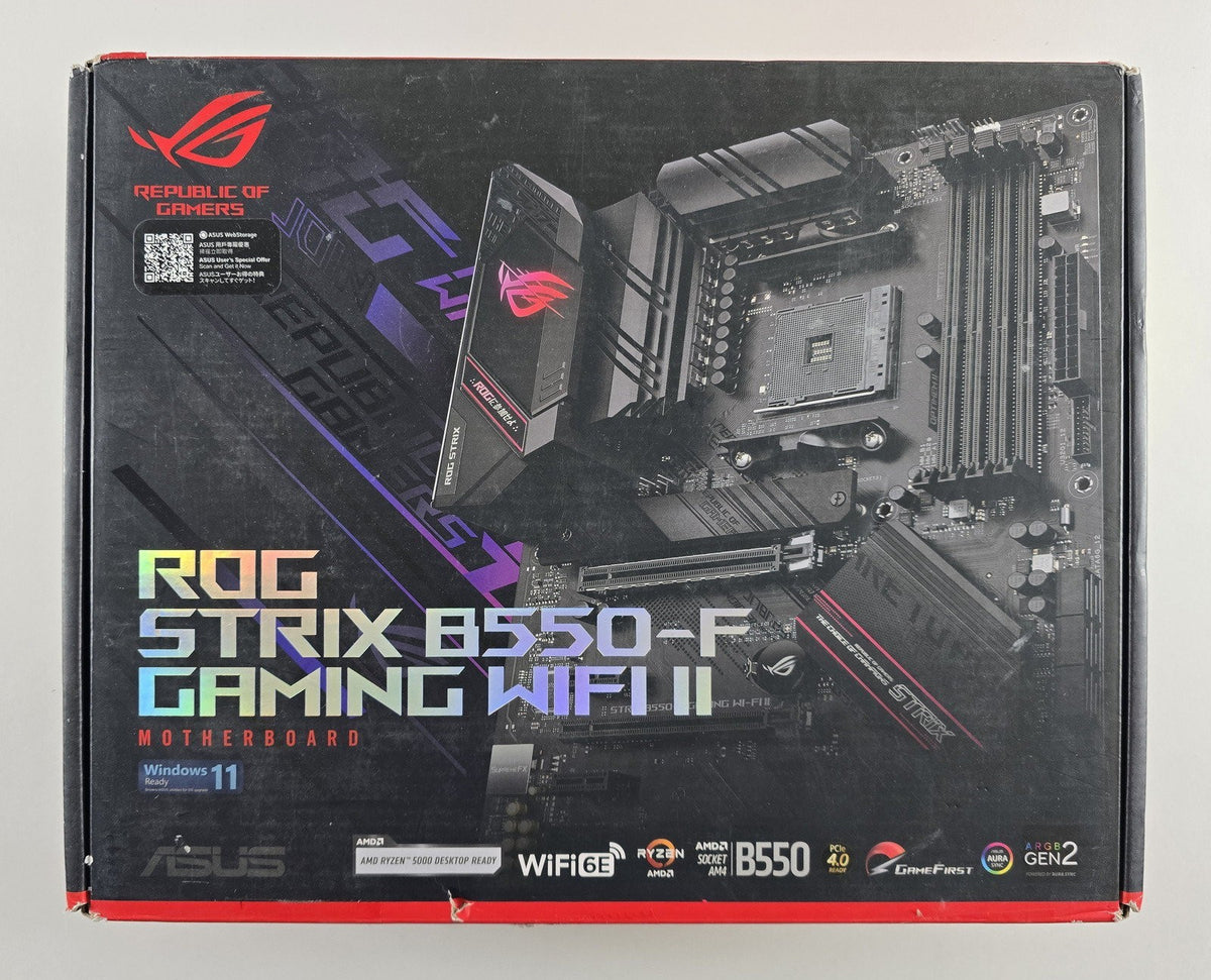 ASUS ROG Strix B550-F Gaming WIFI II Mainboard AM4 ATX DDR4 OVP DEFEKT #B98