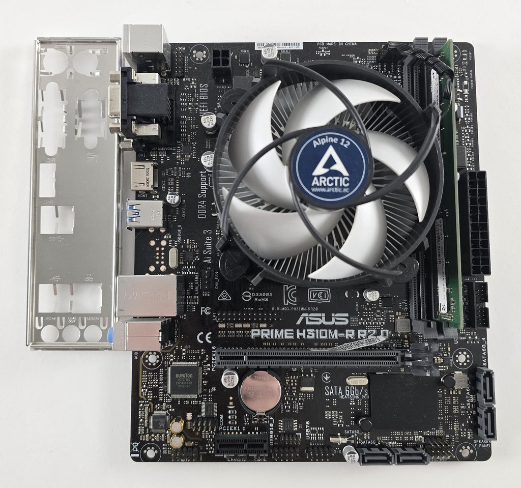 Aufrüstset ASUS PRIME H310M-R R2.0 + Intel Core i3-8100 + 8GB DDR4 #Z262