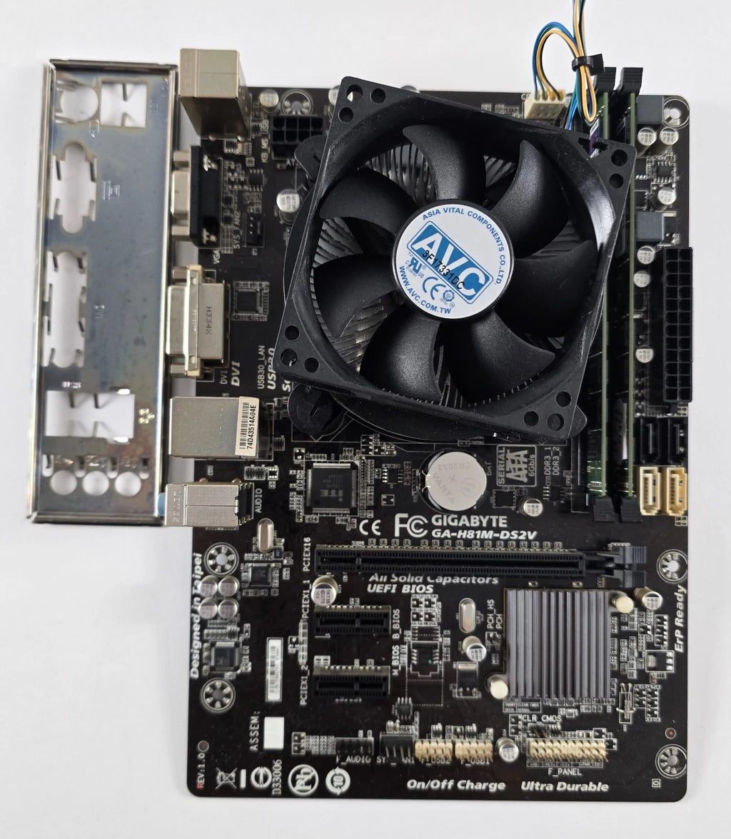 Intel Core i5 4440 + Gigabyte GA-H81M-DS2V + 8GB DDR3 #179