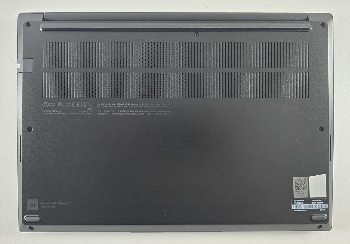 Lenovo ThinkPad E14 Gen 5 14" Ryzen 5 7430U 8GB 256GB SSD Win 11 Pro #L104
