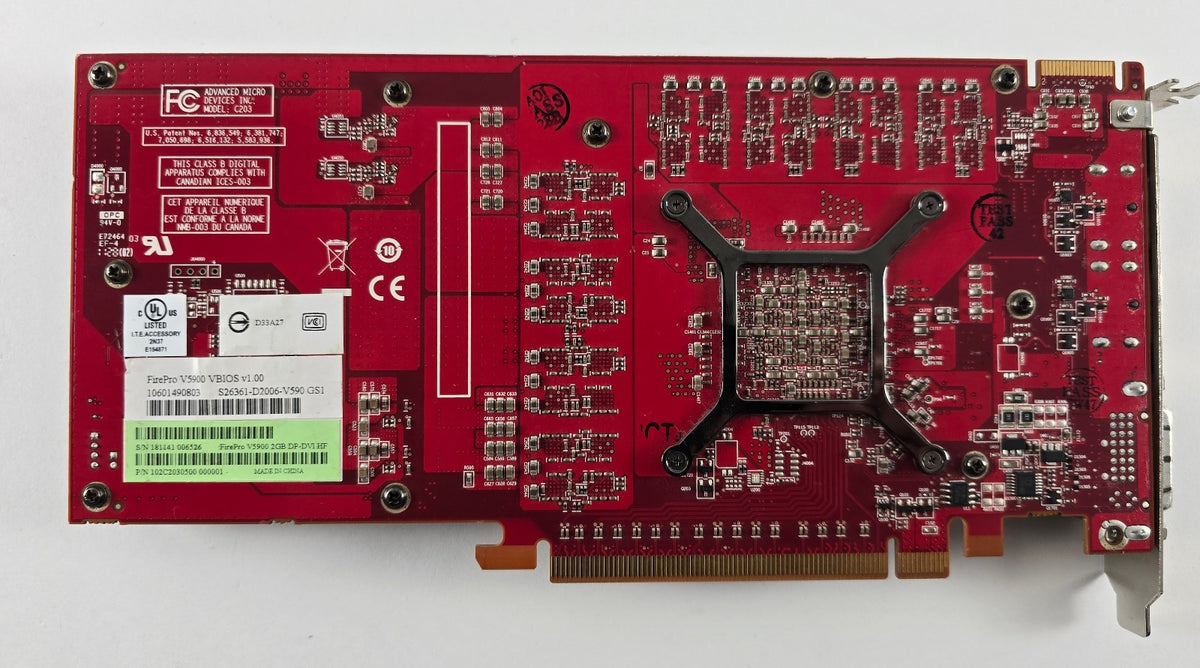 AMD FirePro V5900 2GB GDDR5 Workstation Grafikkarte DVI 2x DP #G55