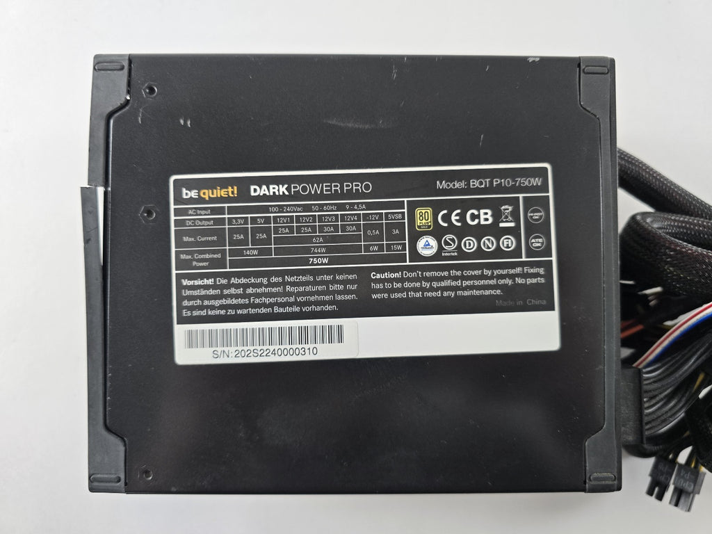be quiet! Dark Power Pro 10 P10-750W 750W 80+ Gold teilmodular #NT47