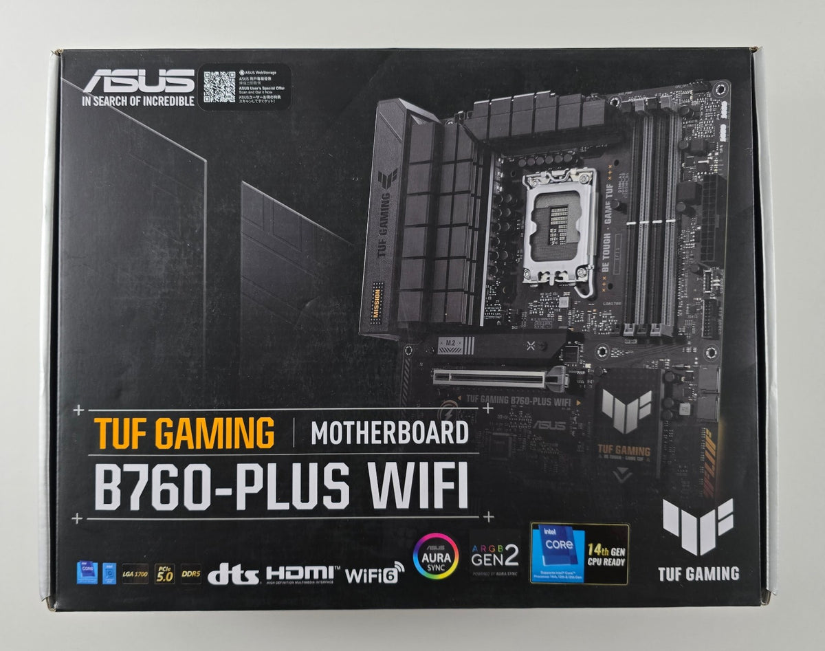 ASUS TUF Gaming B760-Plus WIFI Intel B760 DDR5 Mainboard LGA 1700 LESEN! #MB59