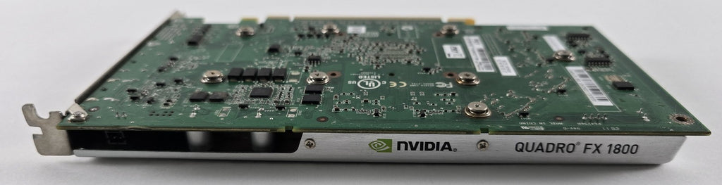 NVIDIA Quadro FX 1800 768MB GDDR3 Workstation Grafikkarte 2x DP DVI #G26