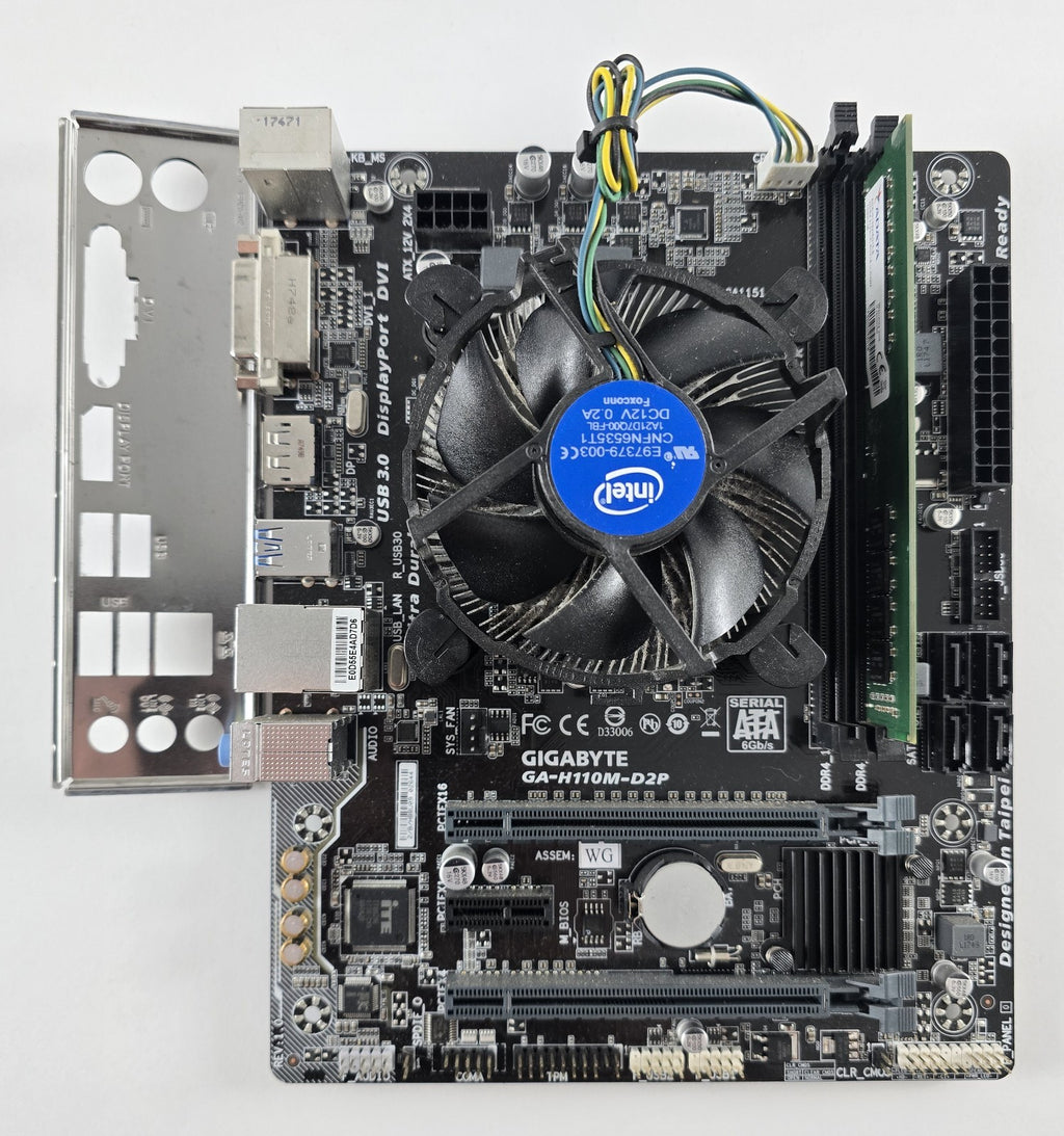 Aufrüstset Gigabyte GA-H110M-D2P + Intel Core i3-7100 + 8GB DDR4 #Z290
