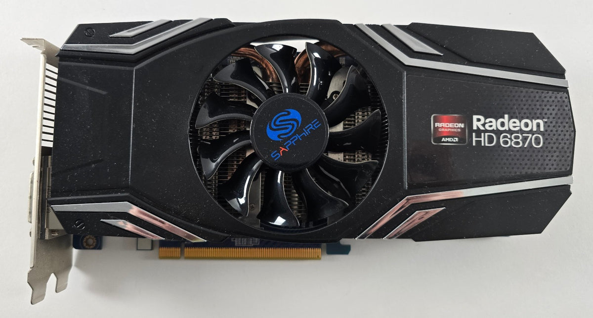 Sapphire Radeon HD 6870 1GB GDDR5 2x DVI HDMI 2x Mini-DP PCIe #G52