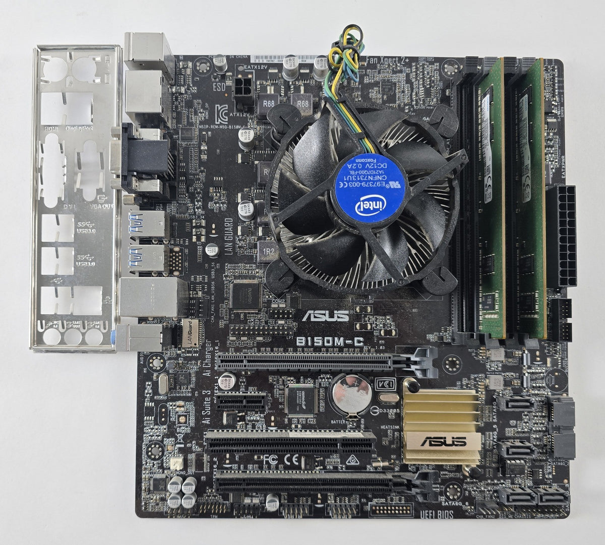 Aufrüstset Intel Core i3-6100 ASUS B150M-C 8GB DDR4 + Kühler #Z230
