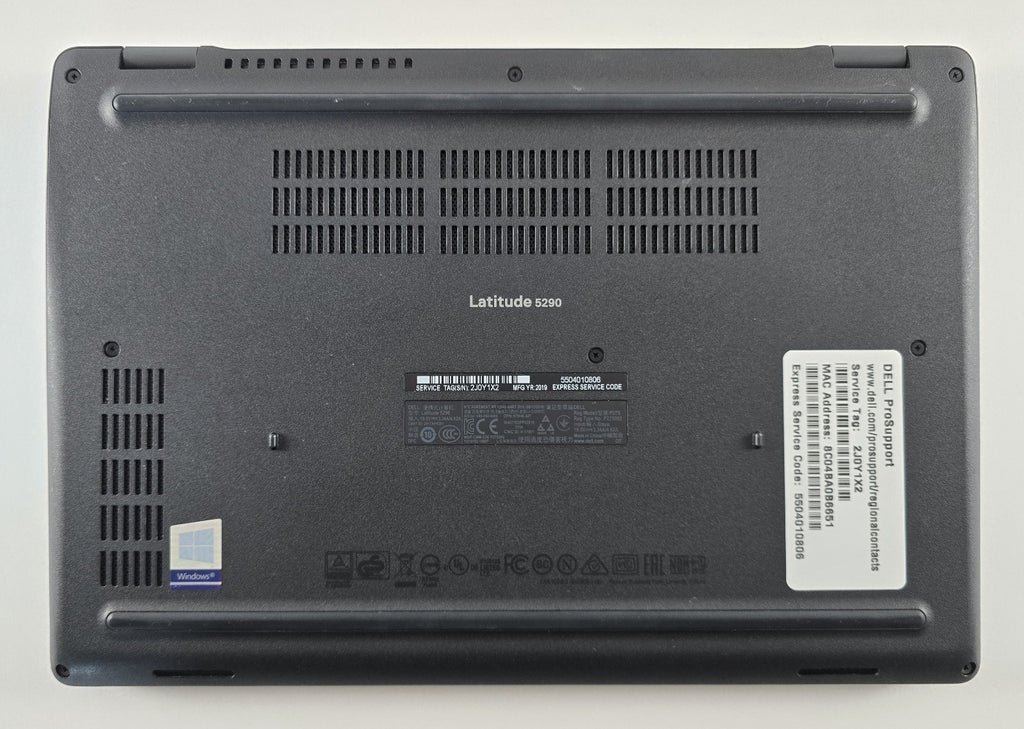 Dell Latitude 5290 i5-8350U 16GB 256GB SSD 12,5" HD Win11 Pro QWERTZ #L173