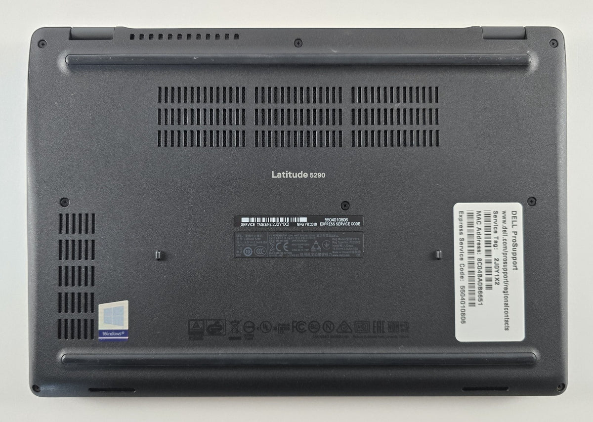 Dell Latitude 5290 i5-8350U 16GB 256GB SSD 12,5" HD Win11 Pro QWERTZ #L173