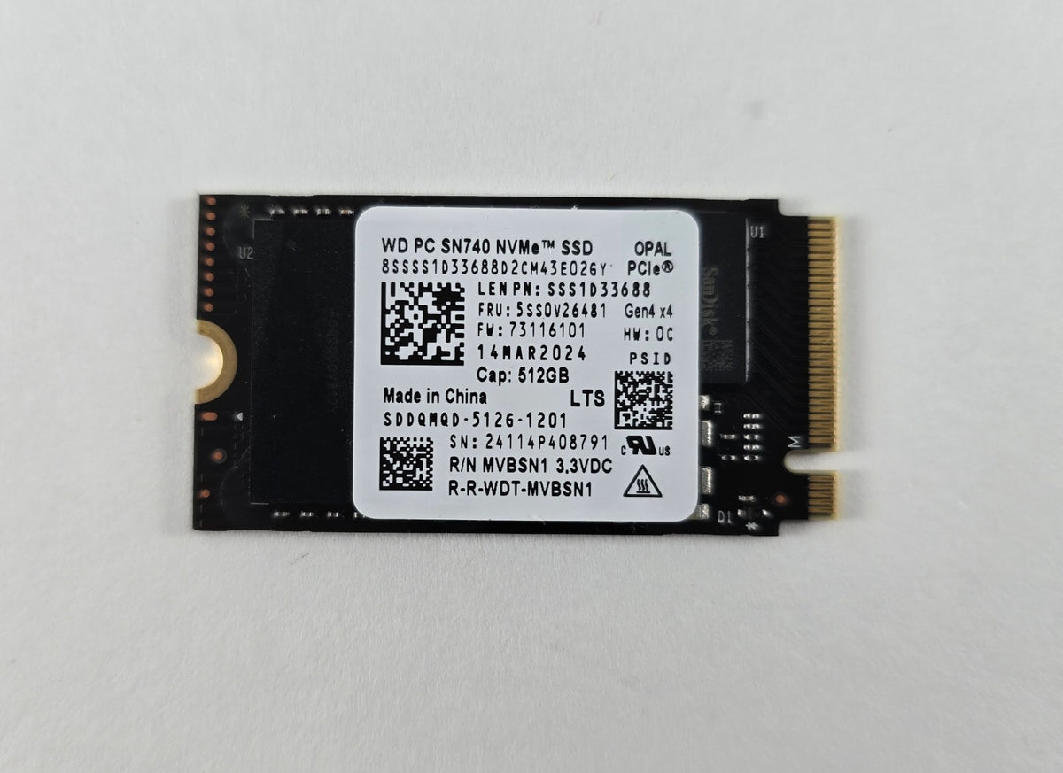 Western Digital - WD PC SN740 512GB SSD - Interne Festplatte - NVMe M.2 2242 #2
