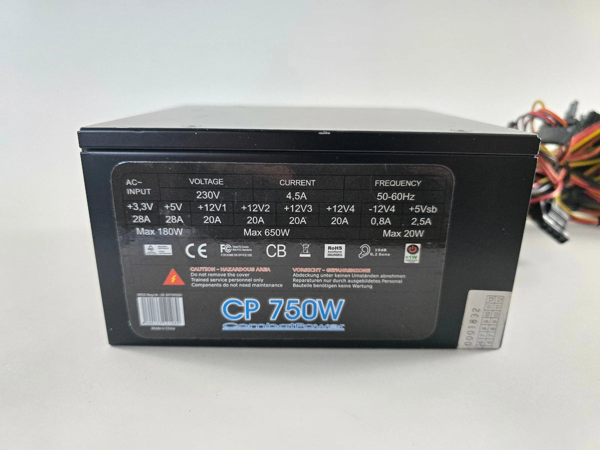 Inter-Tech Combat Power CP 750W ATX Netzteil 750 Watt