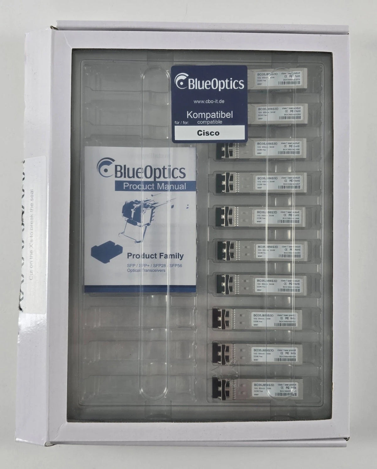 10x Blue Optics 10G GBIC Transceiver Modul BO35J856S3D