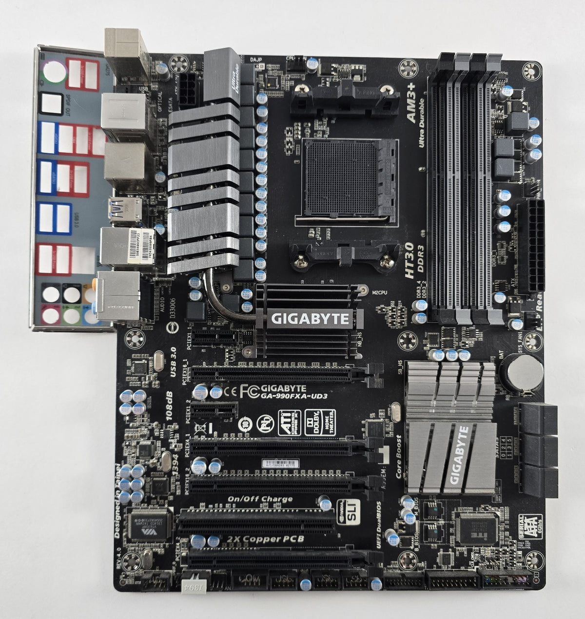Gigabyte GA-990FXA-UD3 Mainboard Sockel AM3+ AMD 990FX ATX DDR3 #B127