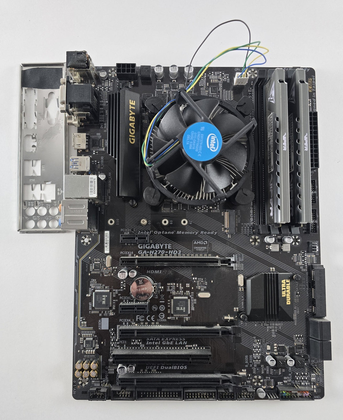 Aufrüstset i5-6400 Gigabyte GA-H270-HD3 8GB DDR4 teildefekt PS/2 USB #Z233