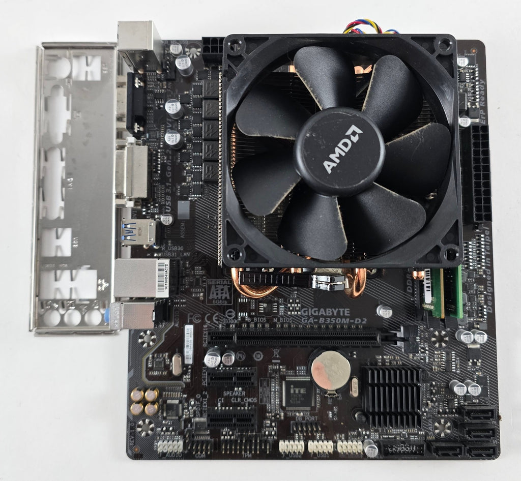 AMD A8-9500 + Gigabyte GA-B350M-D2 + 8GB DDR4 #140