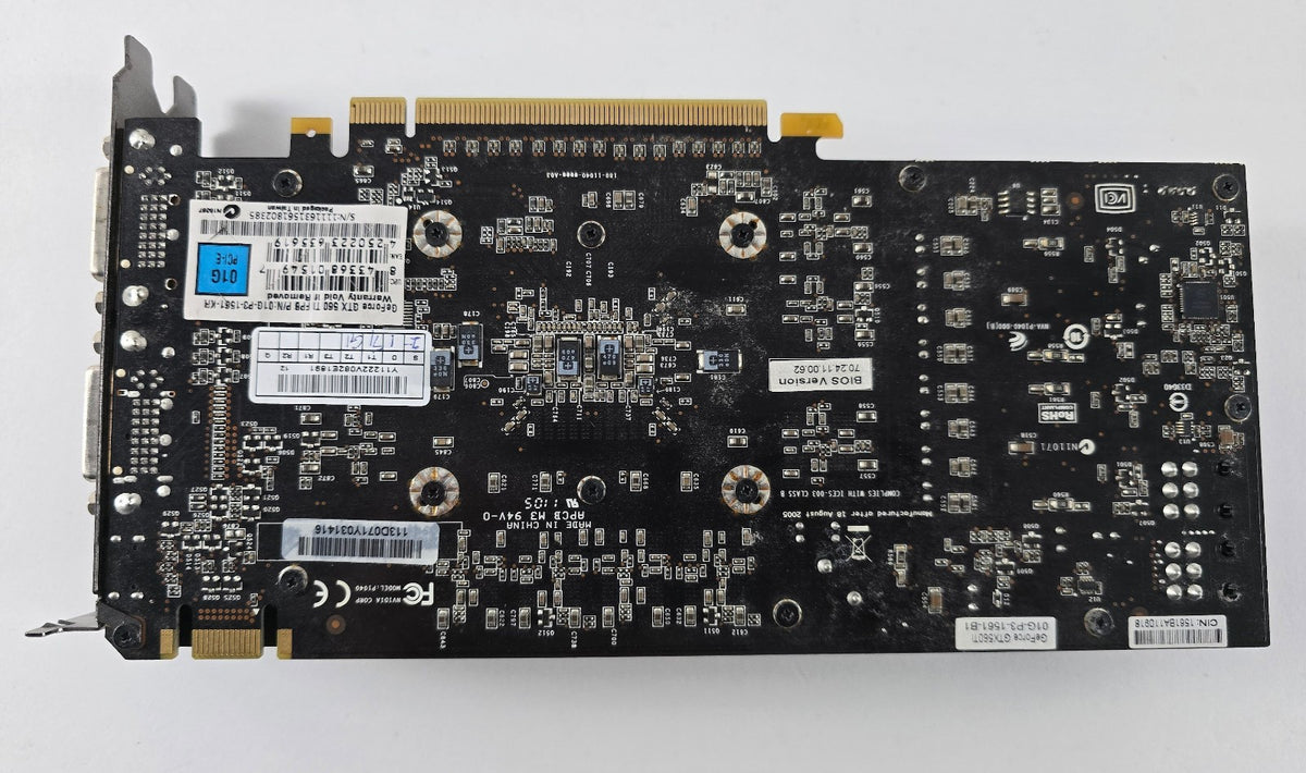 EVGA GeForce GTX 560 Ti 1GB GDDR5 2x DVI Mini-HDMI PCIe Grafikkarte #G67