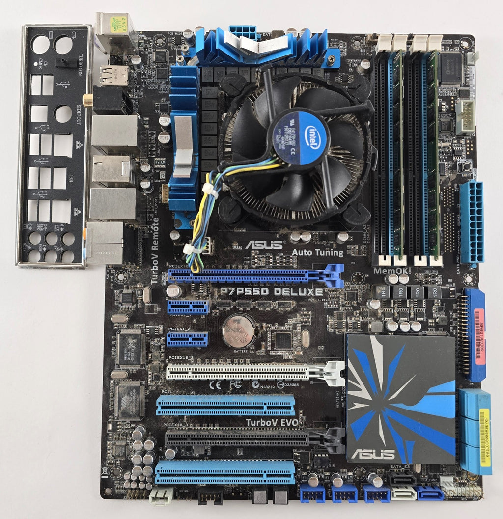 Intel Core i7 860 + ASUS P755D Deluxe + 8GB DDR3 + CPU Kühler #Z151