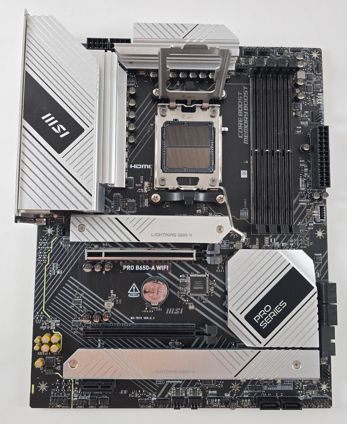 MSI PRO B650-A WIFI AM5 ATX DDR5 Mainboard AMD Ryzen Wie neu #MB64