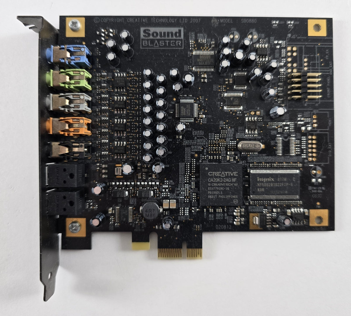 Creative Sound Blaster X-Fi Titanium SB0880 PCIe 7.1 Soundkarte #H2
