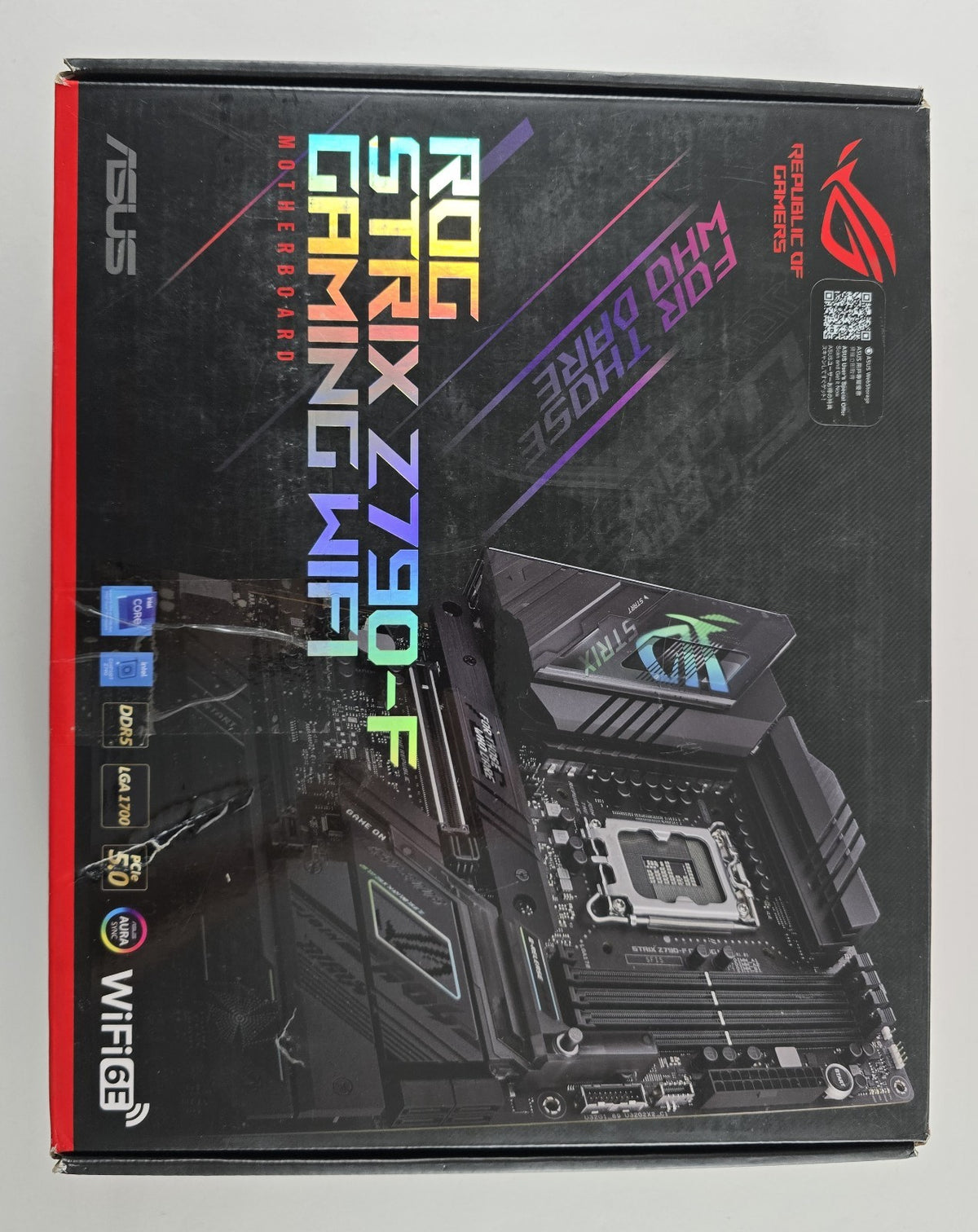 ASUS ROG Strix Z790-F Gaming WiFi LGA1700 DEFEKT Start nur per CMOS #N27
