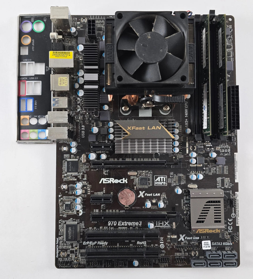 AMD Phenom II X4 965 + ASRock 970 Extreme3 + 8GB DDR3 + CPU Kühler #Z154