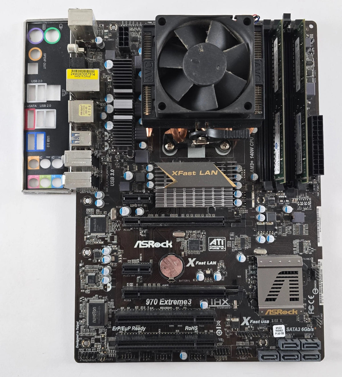 AMD Phenom II X4 965 + ASRock 970 Extreme3 + 8GB DDR3 + CPU Kühler #Z154