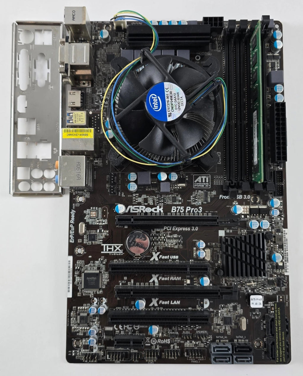 Intel Core i5 3350P + ASRock B75 Pro3 + 8GB DDR3 + CPU Kühler #Z16