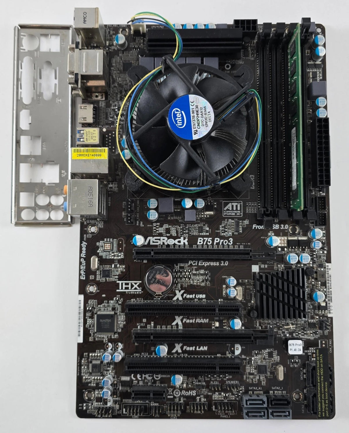 Intel Core i5 3350P + ASRock B75 Pro3 + 8GB DDR3 + CPU Kühler #Z16