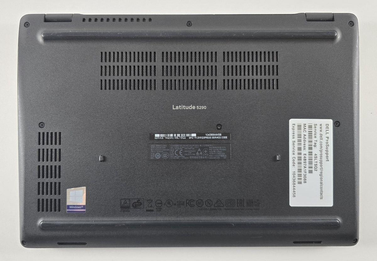 Dell Latitude 5290 i5-8350U 16GB 256GB SSD 12,5" 1366x768 Win 11 Pro #L151