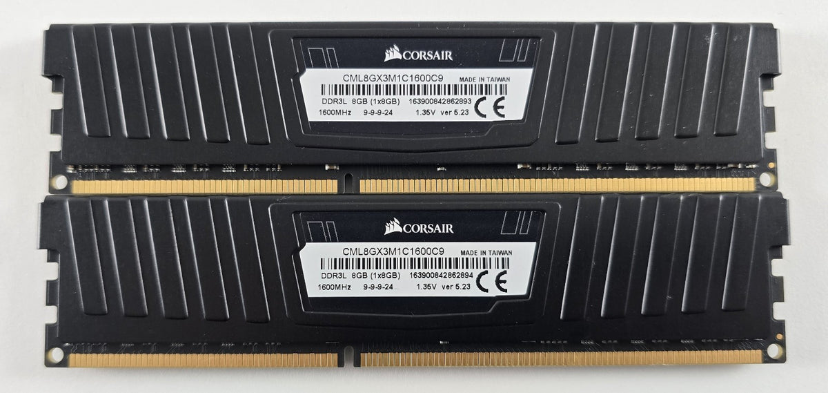 Corsair Vengeance LP 16GB Kit 2x8GB DDR3L-1600 CL9 CML8GX3M1C1600C9 #R30