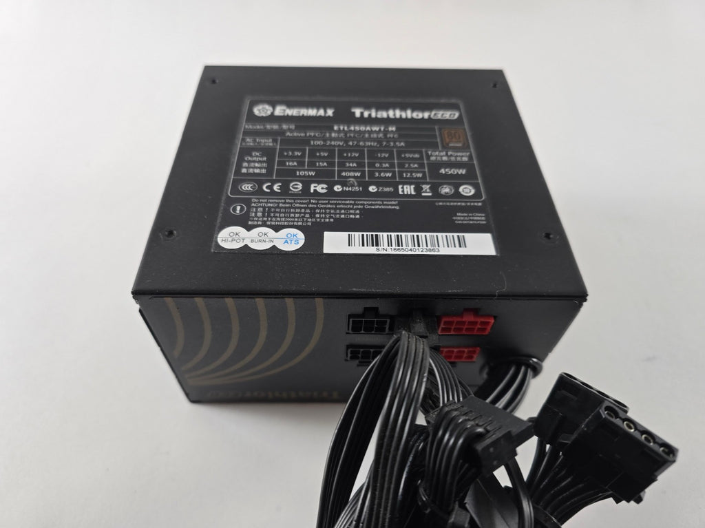 Enermax Triathlor ECO Power Supply Netzteil 450W ETL450AWT-M Fehlende Kabel