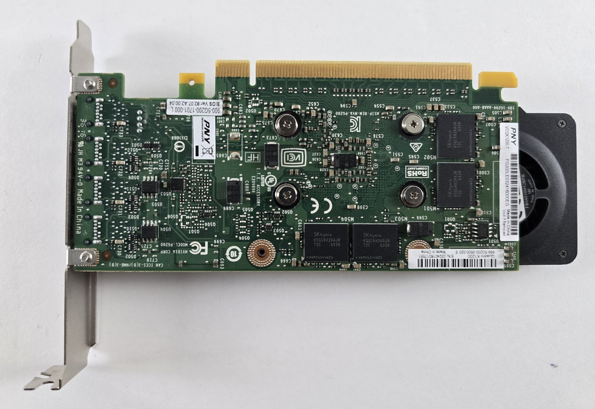 PNY NVIDIA Quadro K1200 4GB GDDR5 128 Bit 4x Mini-DP Low Profile #G128