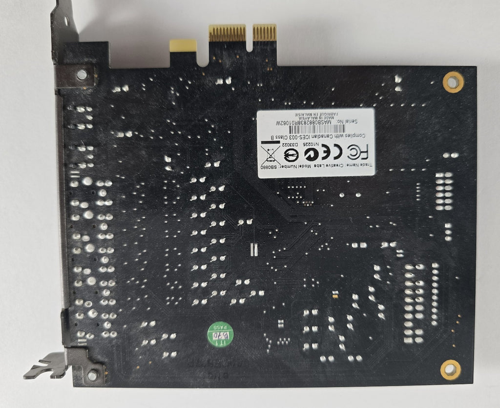 Creative Sound Blaster X-Fi Titanium SB0880 PCIe 7.1 Soundkarte #H2