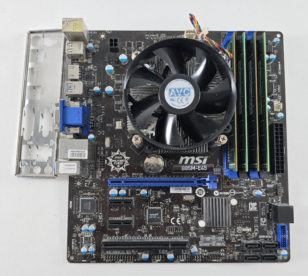 Aufrüstset MSI B85M-E45 + Intel Core i5-4670K + 16GB DDR3 #Z285