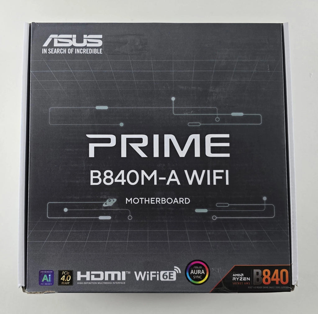 ASUS PRIME B840M-A WIFI Mainboard AM5 mATX DDR5 PCIe 4.0 WiFi 6E #MB67