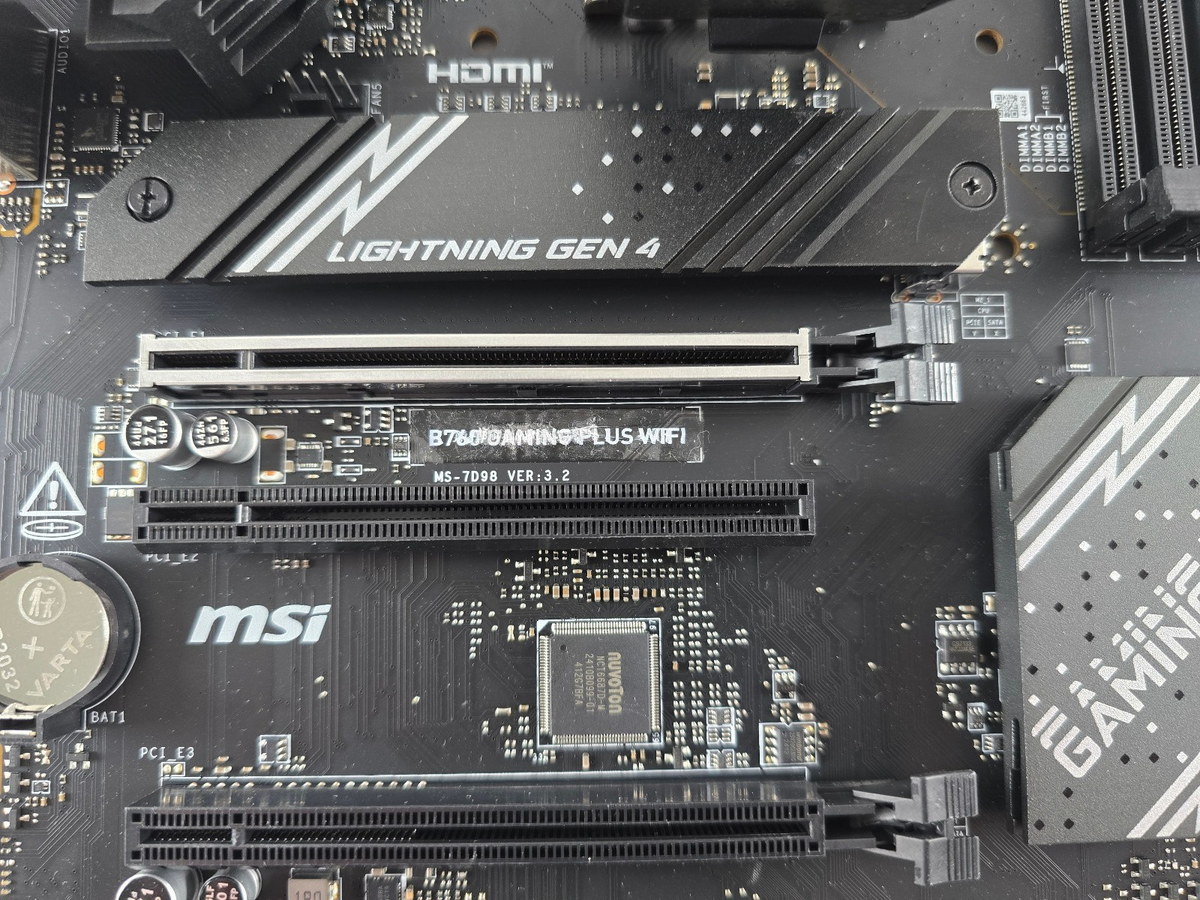MSI B760 Gaming Plus WIFI Mainboard Intel Sockel 1700 B760 DEFEKT #MB22