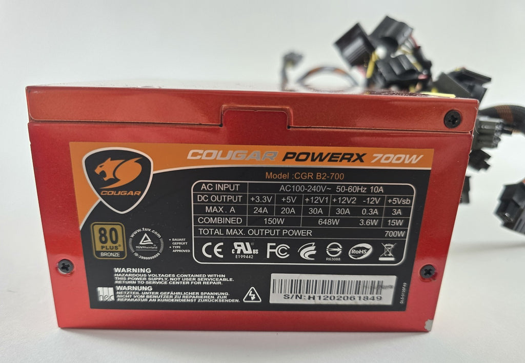 Cougar POWERX 700 CGR B2-700 700W ATX Netzteil #NT35