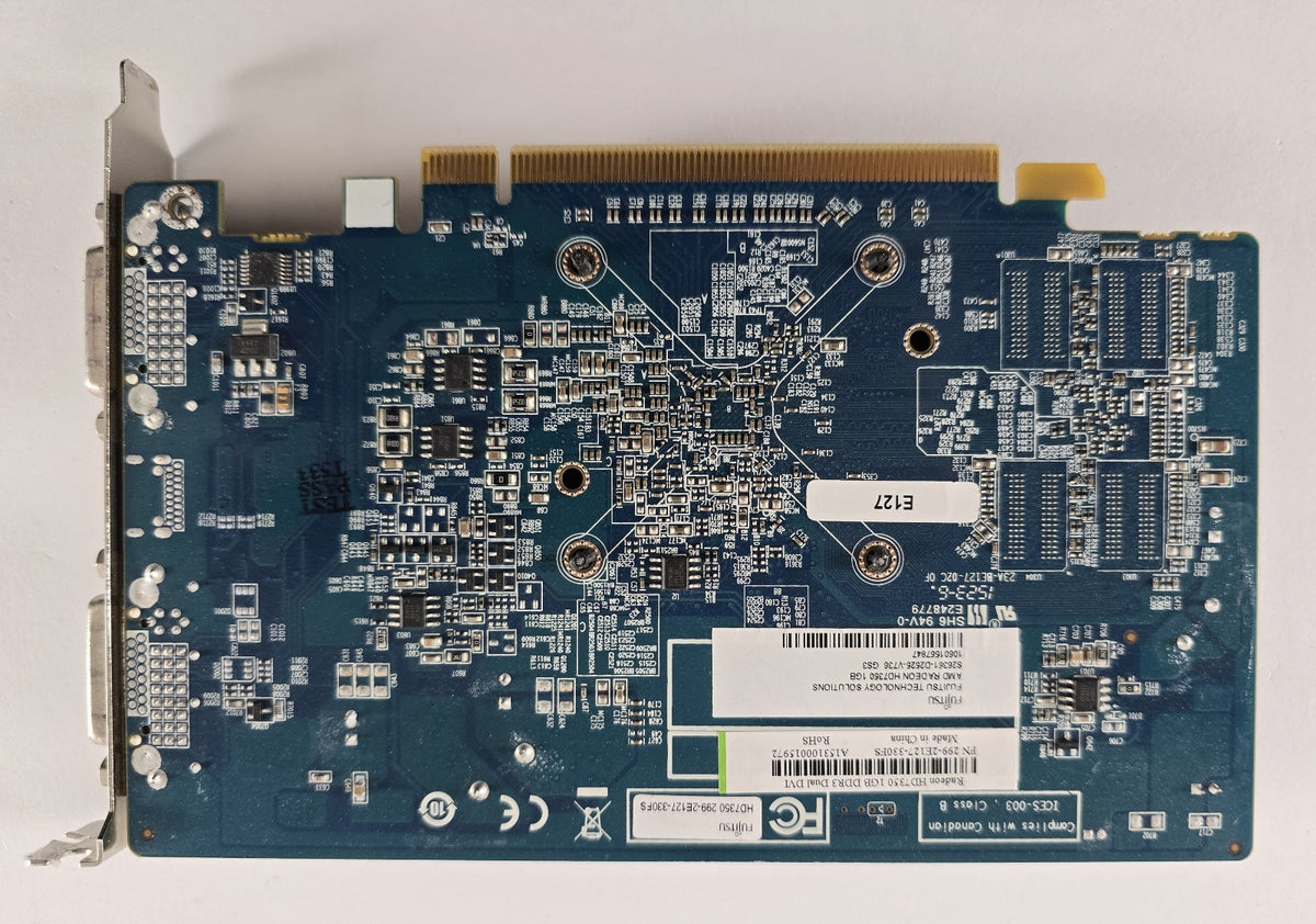 Fujitsu AMD Radeon HD 7350 1 GB DDR3 2x DVI passiv S26361-D2525-V736 #G150