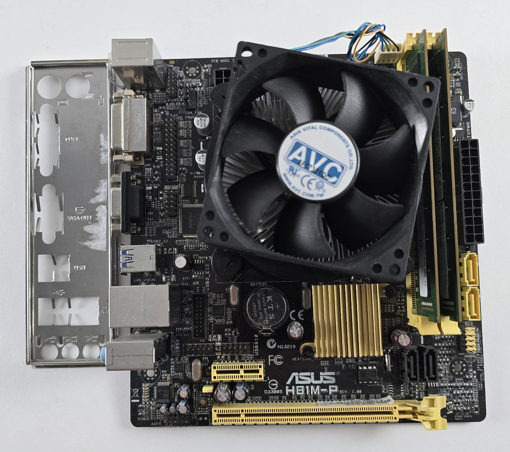 Aufrüstset ASUS H81M-P + Intel Core i5-4670K + 16GB DDR3 #N21